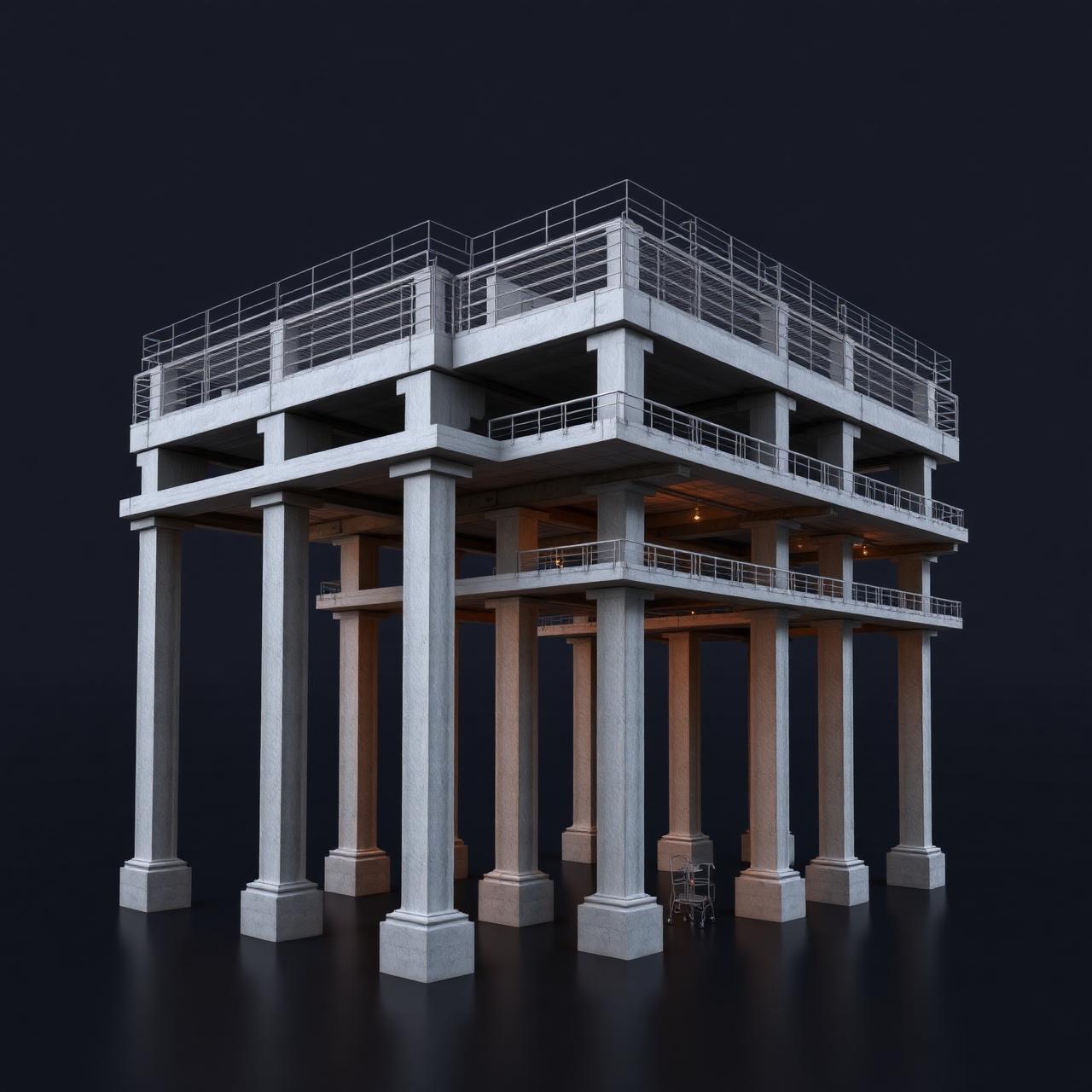 Modelo BIM estrutural