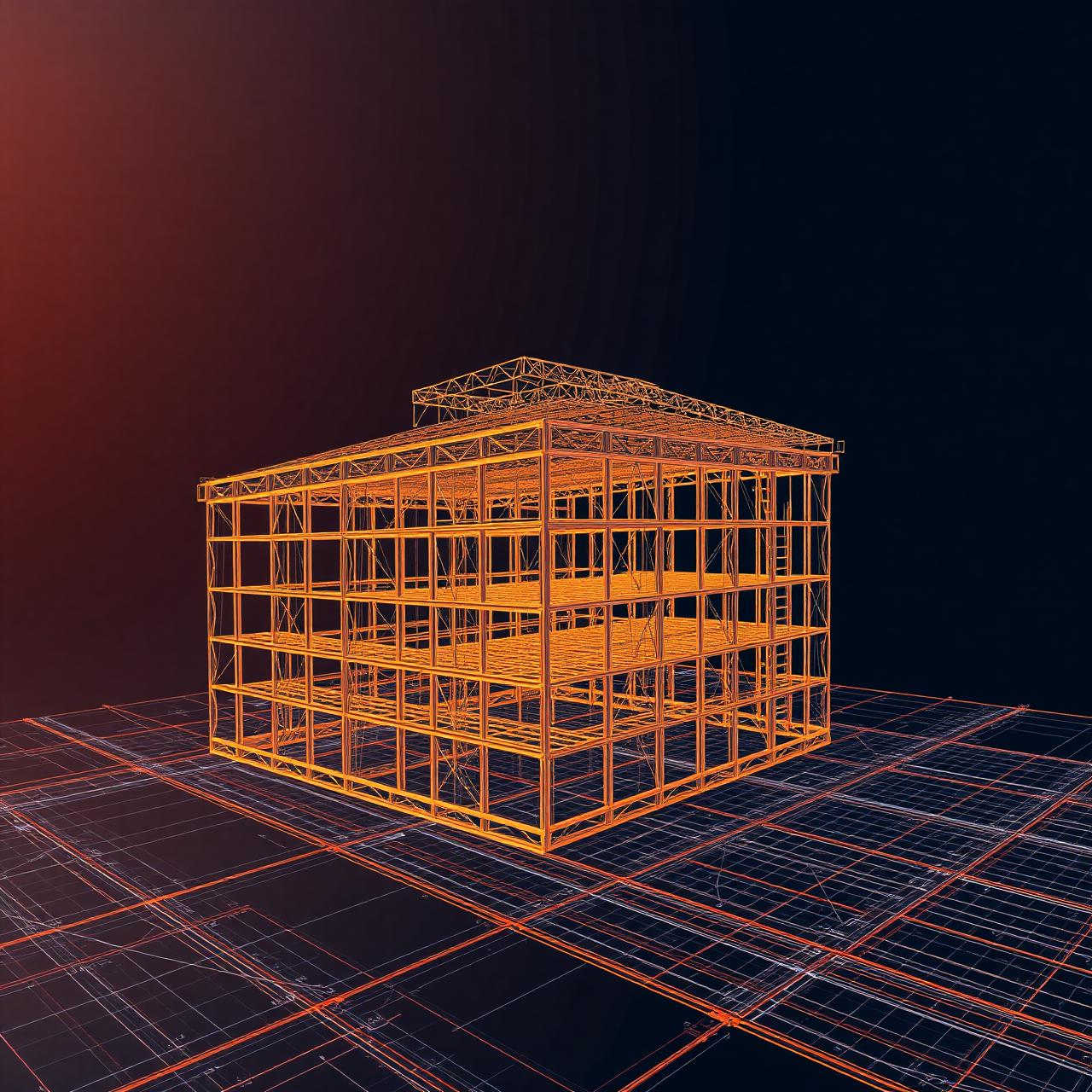 Modelo BIM estrutural